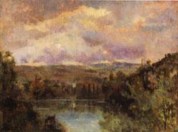 Albert Lebourg Edge of the Ain River oil painting image